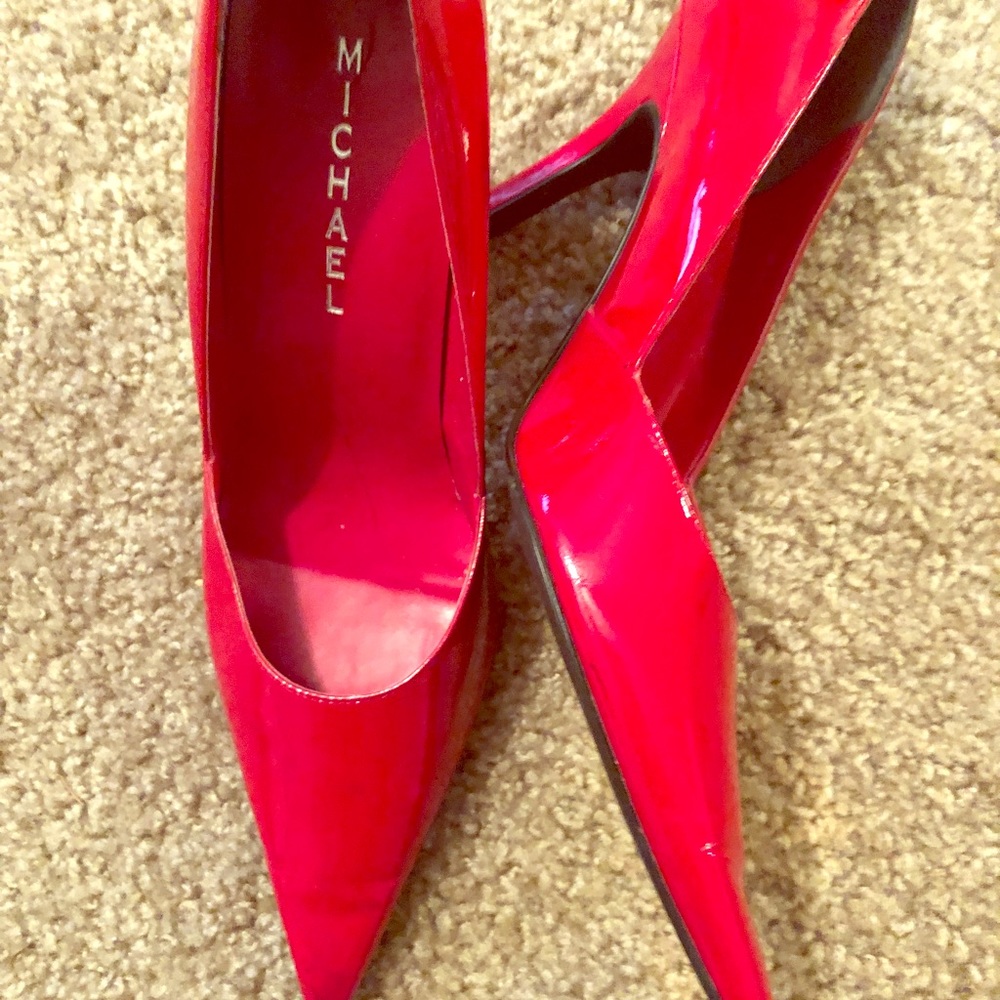 Red Patent Leather Pumps